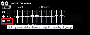 Sample Options for Equalizer